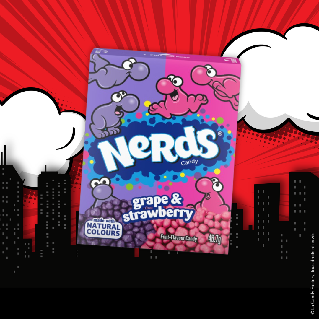 Wonka Nerds • Fraise / Raisin